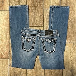 Miss Me Women’s Thick Stitching Stretch Boot Jeans SZ 30